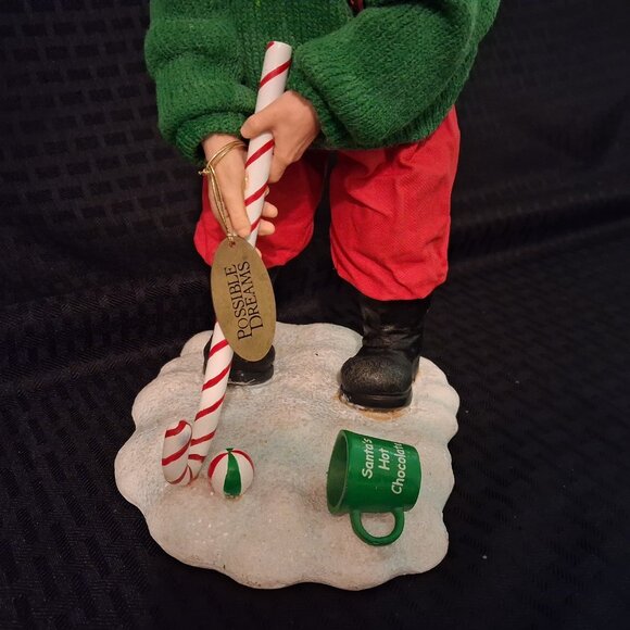 Clothtique Golfing Santa Sweet Putter Golf Figure XMAS Candy Cane Decor 2006 EUC - Picture 6 of 9